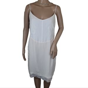 Yumi Kim White Mini Slip Dress Size M